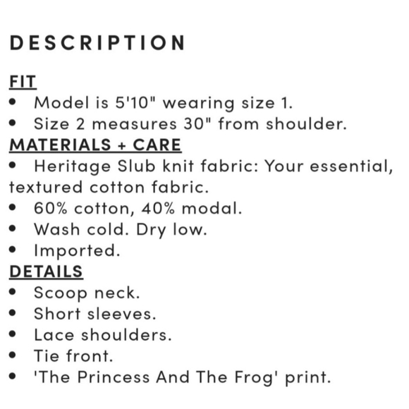 TORRID DISNEY Tiana Princess and The Frog Tie Front Top! - Picture 4 of 6